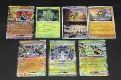 Various Mask Ogerpon Pokemon TCG Mixed 7 Card Lot NM - Image 2