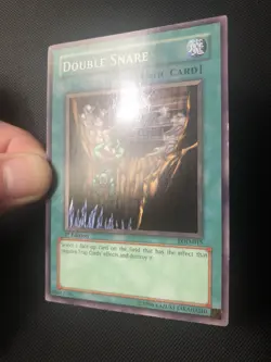 Yugioh! Double Snare LOD-015 Card 1st Edition NA English Vintage - Image 2