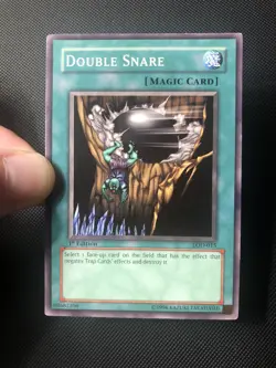 Yugioh! Double Snare LOD-015 Card 1st Edition NA English Vintage - Image 4