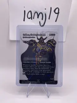 NM Borderless Golbez, Clad in Darkness, MTG, Final Fantasy, Magic, 10 - Image 1