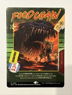 MTG English Food Chain LP non-foil Secret Lair GAME CHANGER Magic The Gathering - Image 1