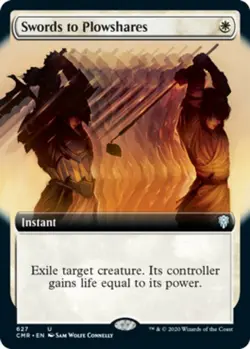 1x Swords to Plowshares - Extended Art Light Play MTG Magic - Kid Icarus - - Image 1