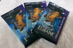 MTG ▪ Wilds of Eldraine ▪ Three (3) NEW Collector Booster Packs ▪ Magic - Image 2