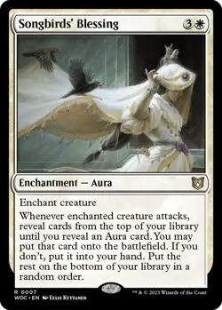 Songbirds' Blessing Commander: Wilds of Eldraine Regular - Image 3