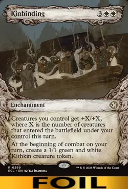 Kinbinding ** FOIL SHOWCASE ** #299 - Lorwyn Ecliped - NM MTG - Image 1
