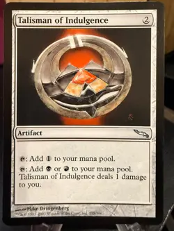 MTG Magic the Gathering Mirrodin Talisman of Indulgence 270 - Image 1