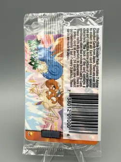 1999 Bandai Pocket Monster Anime Collection Pokemon Vending Booster Pack Sealed - Image 2