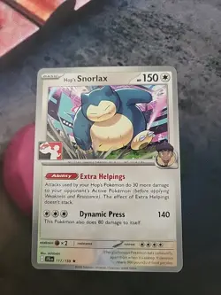 Play! Pokemon Prize Pack Series 7 Journey Together 117/159 Hop's Snorlax - Image 1