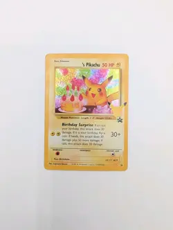 Pokemon Celebrations Pikachu 24/53 Holo Birthday Card Classic Collection - Image 2