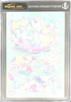 BGS 10 BLACK LABEL JUMBO ART BOARD POKEMON PENCIL RELAXING TIME TINKATINK EEVEE - Image 2