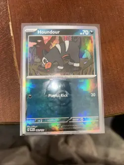 Houndour Masterball Pokemon Prismatic Evolutions #62 Near Mint - Image 1