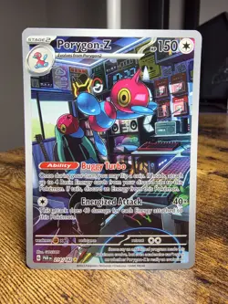 Porygon-Z 214/182 Illustration Rare Paradox Rift Holo Pokemon TCG NM - Image 1