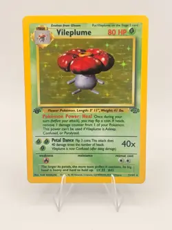 1999 Pokemon - 1st Edition Vileplume Holo Rare - Jungle 15/64 - WOTC - Image 1