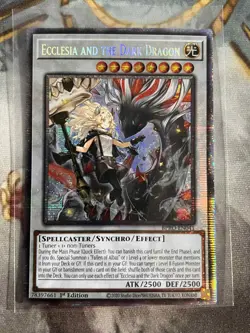 Ecclesia and the Dark Dragon - BPRO-EN041 - Starlight Rare YuGiOh - Image 1