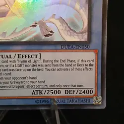 Saffira, Queen of Dragons DUEA-EN050 Duelist Alliance Unlimited Ultra Rare - Image 4