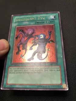 Delinquent Duo MRL-039 1st Edition Yu-Gi-Oh Magic Ruler NA English Vintage Magic - Image 3