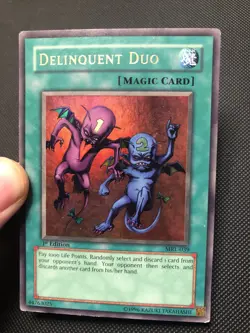 Delinquent Duo MRL-039 1st Edition Yu-Gi-Oh Magic Ruler NA English Vintage Magic - Image 4