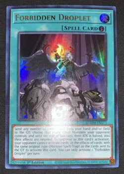 Yugioh Forbidden Droplet BLMM-EN171 Ultra Rare 1st Ed NM w/Tracking - Image 2