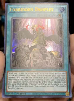 Yugioh Forbidden Droplet BLMM-EN171 Ultra Rare 1st Ed NM w/Tracking - Image 4