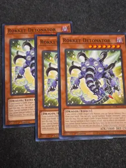 Yugioh! 3x Rokket Detonator BPRO-EN003 Common 1st Ed NM - Image 1