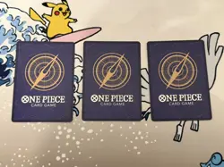 Bandai One Piece CCG Five Elders Character Card OP13-082 Full Art Foil lot of 3 - Image 2