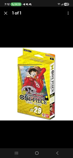 One Piece Egghead English Starter Deck ST-29 Dead Stock - Image 1