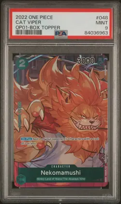 2022 ONE PIECE OP01-048 ROMANCE DAWN BOX TOPPER - CAT VIPER - PRE-ERRATA - Image 1