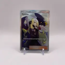 Pokemon TCG Cynthia Hidden Fates Full Art Ultra Rare Holo Card SV82/SV94 NM/M - Image 1