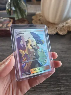 Cynthia Full Art Ultra Rare Holo Card Hidden Fates SV82/SV94 Pokemon TCG - Image 3