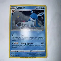Pokemon SWSH: Sword & Shield Glaceon Black Star Promo Card SWSH192 Holo NM-MT - Image 1