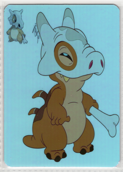 Pokemon Fanart - STITCH CUBONE - SILVER HOLO FOIL Card by SPACED_OUT - Image 1