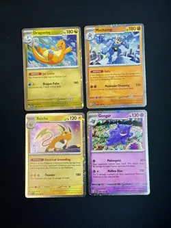 Pokemon TCG Sam's Club 151 4 Mini Tin Promos NM Cosmos Holo Cards - Image 5