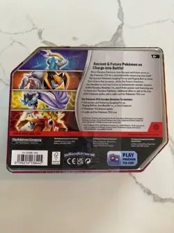 Pokemon Trading Card Games Paradox Destinies Iron Crown EX Tin - SEALED - Image 2