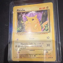 Pokemon Base Set 2 Pikachu 58/102 Basic Pokemon Card Wizards 1999 - Image 3