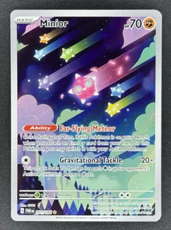 Minior Illustration Rare SV04: Paradox Rift 201/182 - Pokemon TCG Card MINT - Image 1