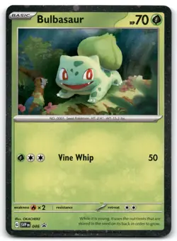 Bulbasaur COSMOS HOLO 046 SV: Scarlet & Violet Promo Cards Lightly played - Image 1