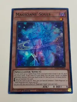 Yugioh - Magicians' Souls x 3 - 1st Edition Super Rare NM - Free Holo Card A - Image 3