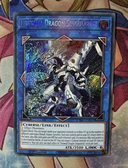 Yugioh! LP Firewall Dragon Singularity - CYAC-EN047 - Secret Rare - 1st Edition - Image 1