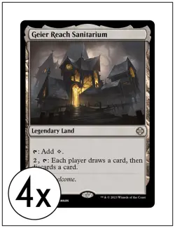 4x Geier Reach Sanitarium, Lost Caverns of Ixalan Commander, Magic MTG NM - Image 1