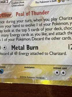 Pokemon Crystal Guardians Charizard Delta Species Stamped 4/100 Holo Rare HP - Image 5