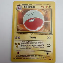 Pokemon TCG Electrode 18/64 Jungle Unlimited Non Holo Rare LP - Image 1