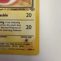 Pokemon TCG Electrode 18/64 Jungle Unlimited Non Holo Rare LP - Image 5