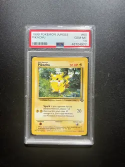 1999 Pokemon Pikachu Jungle 60/64 PSA 10 - Image 1