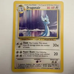 Dragonair 18/102 Base Set Non-Holo Rare Pokemon Card 1999 LP - Image 1