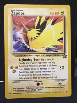 Pokemon TCG 1999 Zapdos Promo 23 Nm - Image 1