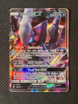 Darkrai GX - 88/147 - Pokemon Burning Shadows Sun & Moon Ultra Rare Card NM - Image 1