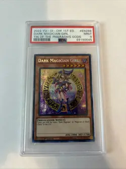 Dark Magician Girl - MP22-EN268 - PSA 9 - 1st Secret - Tin Promo - Yu-Gi-Oh - 72 - Image 1