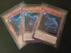 3x Souleating Oviraptor RA04-EN288 Platinum Secret Rare 1st Ed NM Playset Yugioh - Image 1