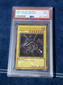 PSA 9 Red-Eyes B. Black Dragon SDJ Ultra Rare Starter Deck Joey Yugioh 2003 - Image 4