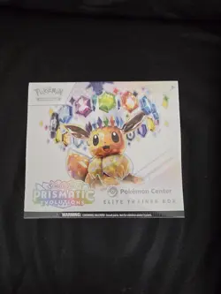 Prismatic Evolutions Pokemon Center Elite Trainer Box PC ETB Factory Sealed - Image 1